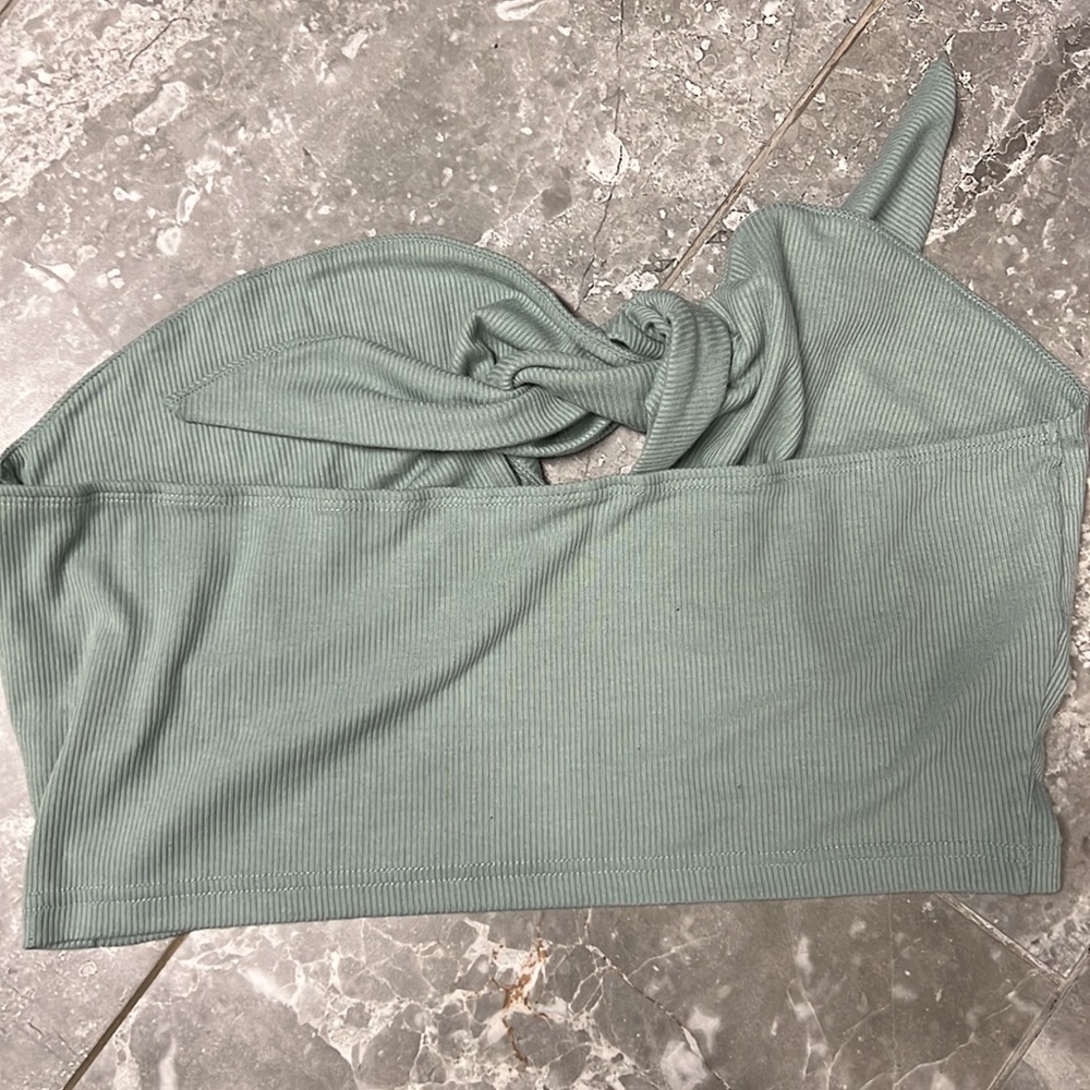 Shein Twist Tie Tube Top - Picture 3 of 4